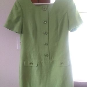Green Vintage Shift Dress